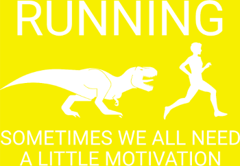 Dinosaure Coureur - Motivation Running