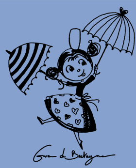 Craquez pour ce t-shirt original illustrant une bigoudène espiègle avec ses parapluies, signée Gwen de Bretagne. Un design plein de charme e...