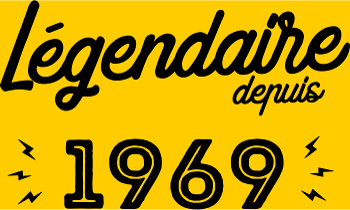 T-shirt Légendaire 1969 - Cadeau Anniversaire Vintage