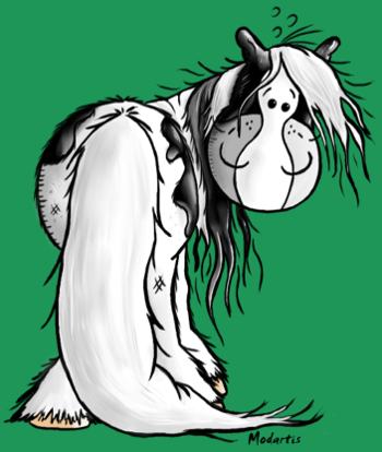 Cheval Irish Tinker - Galop Joyeux Cartoon
