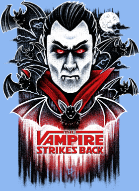 Motif Le Retour du Vampire V2 personnalisé sur vêtement