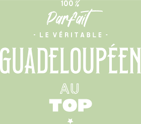 Motif L'Authentique Guadeloupéen au Top ! personnalisé sur vêtement