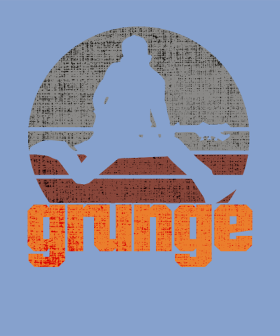 Plongez dans l'univers du rock avec ce motif grunge iconique. Un guitariste en pleine performance, capturé dans un style vintage et texturé....