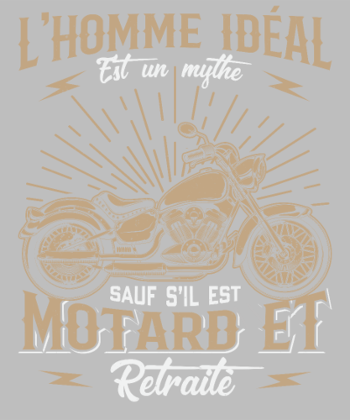 T-Shirt Motard L'Homme Idéal - Humour Moto Biker