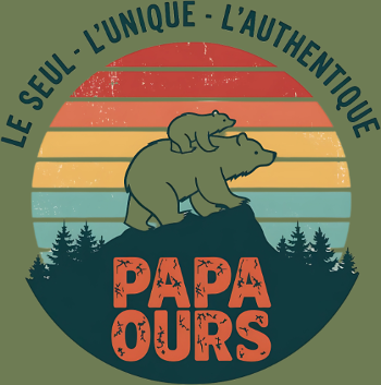 T-shirt Papa Ours Protecteur