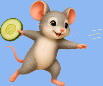 La Souris Frisbee et la Tranche de Concombre