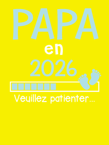 T-shirt Papa en 2026 : Annonce de Grossesse Humour