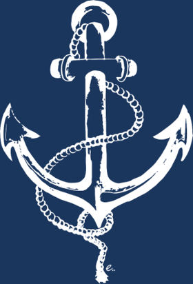 Motif Ancre Marine Élégante : Passion Océane personnalisé sur vêtement