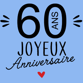 Célébrez les 60 ans avec notre T-shirt Joyeux Anniversaire 60 Ans ! Un cadeau unique et mémorable pour marquer cet événement spécial. Style ...