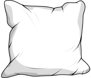 Motif Cocon Douillet Blanc à imprimer