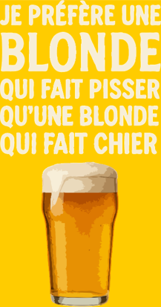 Je Préfère Une Blonde : Humour de Bistrot & Bière