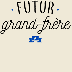 Motif Futur Grand Frère personnalisé sur vêtement