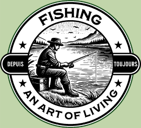 Motif La Pêche : Un Art de Vivre Élégant personnalisé sur vêtement