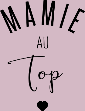 Motif Super Mamie personnalisé sur vêtement