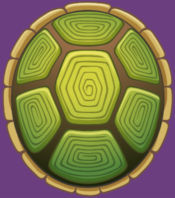 Carapace de Tortue Stylisée