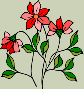 Motif Fleurs Épanouies personnalisé sur vêtement
