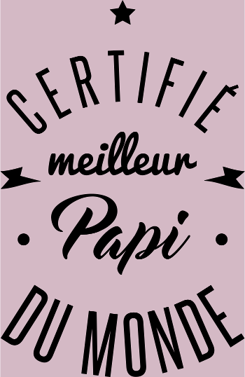 Le T-shirt "Meilleur Papi Certifié"