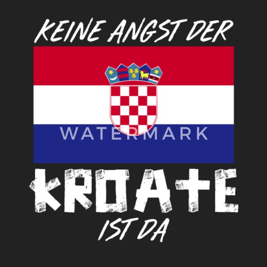 Sweat à capuche texte de la Croatie 