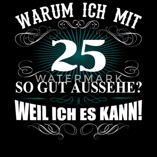 Geburtstag 25 Jahre Damen Herren Spruch Lustig Geschenk Tank Top 25 