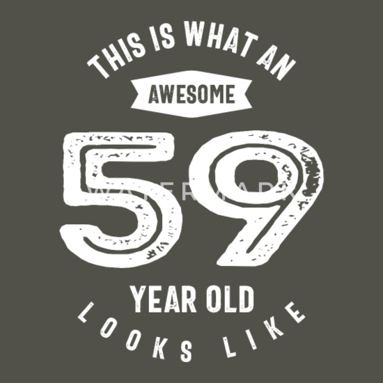 Om toestemming te geven koepel Smeren 59 jaar oud cadeau | 59e verjaardagscadeau-ideeën' Mannen vintage T-shirt |  Spreadshirt