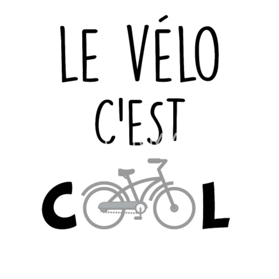 Le vélo c'est cool cadeau humour pour cycliste' Petits badges | Spreadshirt