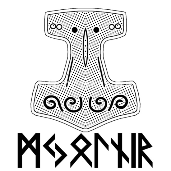 Anstecker Pin Mjölnir Thor´s Hammer Thor für wikinger nordische mythen 