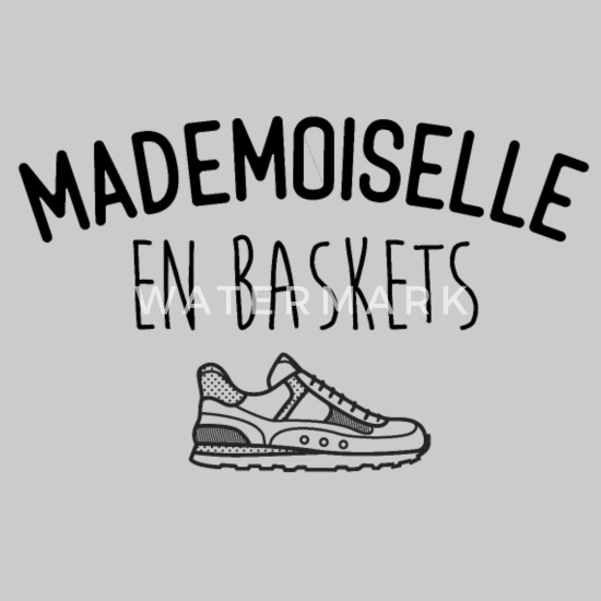 Mademoiselle en baskets' Sweat à capuche Femme | Spreadshirt