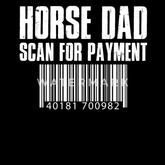 Equestrian Dad Horse Riding Maglietta Horse Dad Scan For Payment 