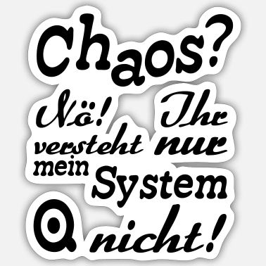 'Ich bin das Chaos Geschenk' Männer Bio TShirt Spreadshirt