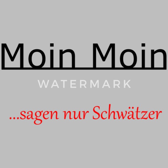 Hamburg Moin Moin Schwatzer Spruch Manner Premium Hoodie Spreadshirt