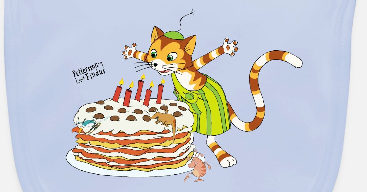 pettersson und findus geburtstag feiern torte latzchen spreadshirt