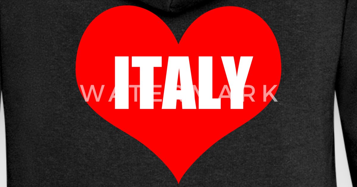 I love coeur nourriture italienne col en V T-shirt