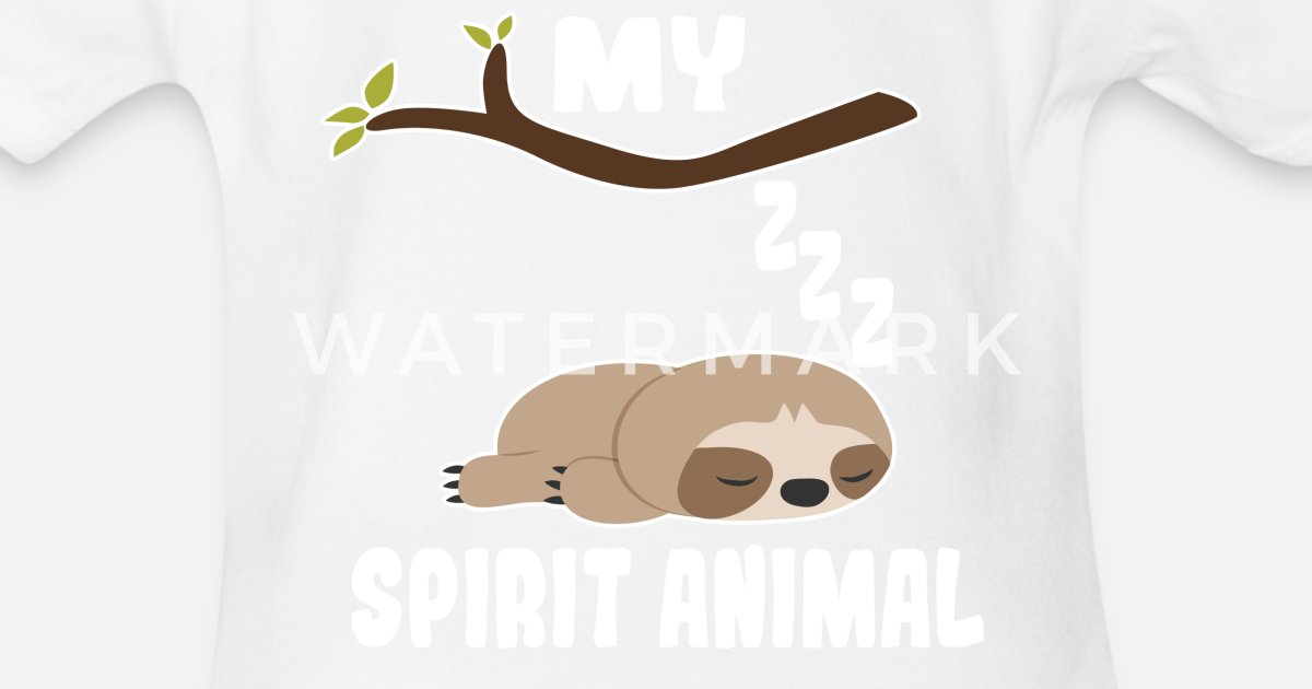 My Spirit Animal Sloth Baby Romper 