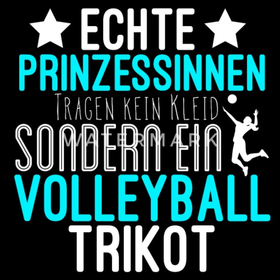 Volleyball Prinzessin Sport Lustige Spruche Unisex Pullover Spreadshirt