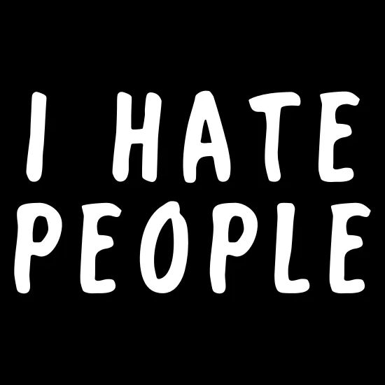 I Hate People Spruch Ich Hasse Menschen Emo Hassen Teddybar Spreadshirt