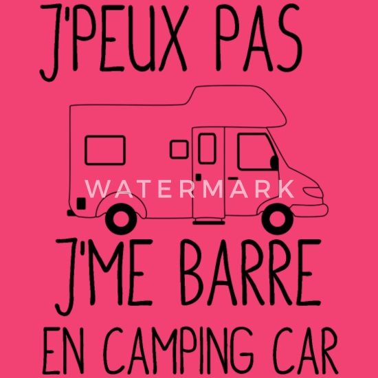 Je Peux Pas Jme Barre En Camping-Car Cadeau Pour Campeur T-Shirt 