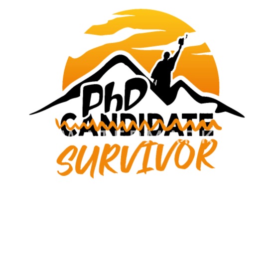 PHD Candidat Survivor Drôle Vintage PHD Remise de diplôme T-Shirt