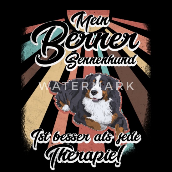 lustiges Hunde Motiv T-Shirt Kinder Berner Senne Berner Sennenhund Kindershirt 