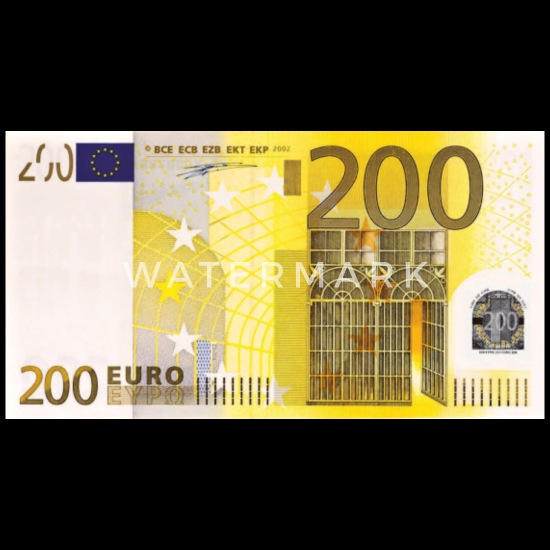 Sensitive preview Crush Banknot 200 euro' Koszulka męska | Spreadshirt