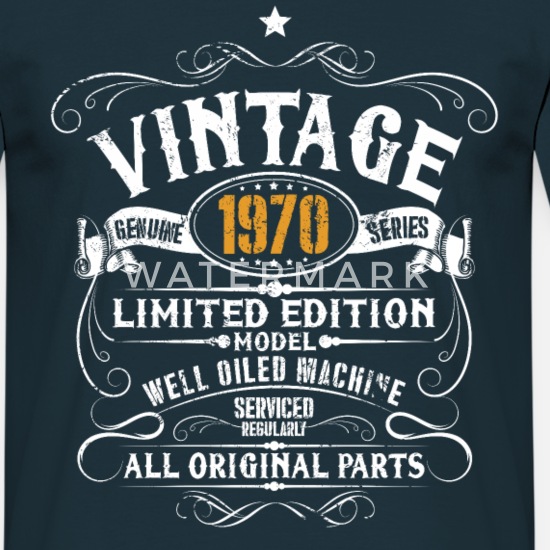 Messieurs Anniversaire T-shirt 50 ans-Oldtimer année modèle 1970-Funshirt Cadeau