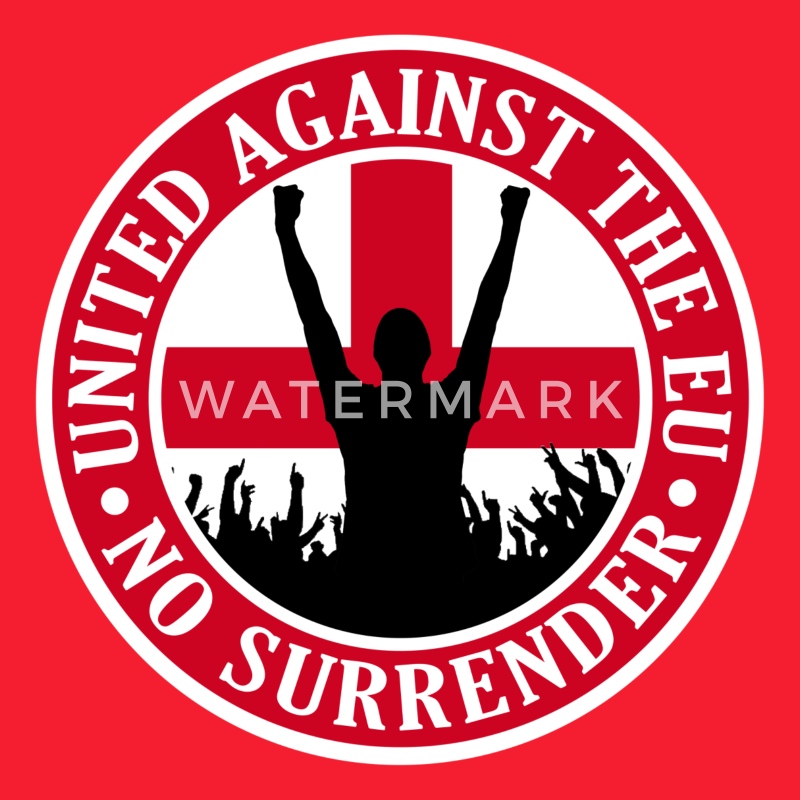 Eu T-Shirts - Anti EU England - No Surrender - Men's T-Shirt red