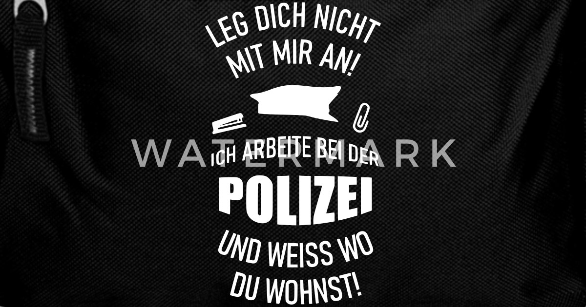 Polizei Rucksack 