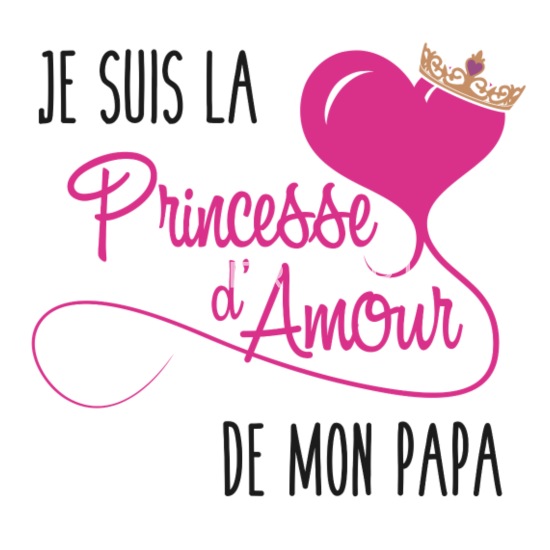 Je Suis La Princesse D Amour De Mon Papa Mug Isotherme Spreadshirt