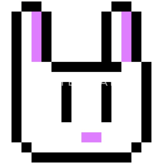 Bunny Pâques Cadeau Idée Pixel Pixelart Lapin T Shirt