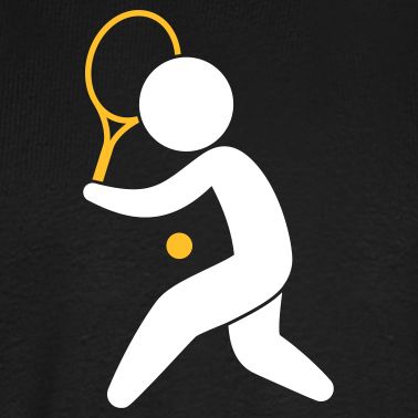 Tenisista gra Piłkę