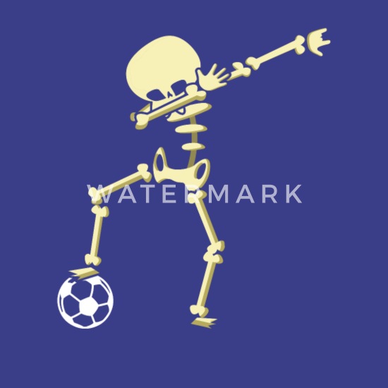 Camiseta Esqueleto Dab Fútbol Football Camisetas Halloween 