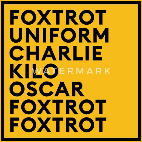 Foxtrout-chatly Military Alphabet