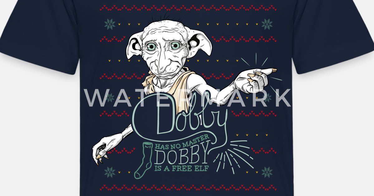 Harry Potter X-Mas Dobby Weihnachtself Teenager Premium T-Shirt 
