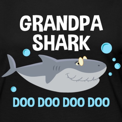 Grandpa Shark Doo Doo Doo Doo Family Shark - Women's Premium Longsleeve Shirt