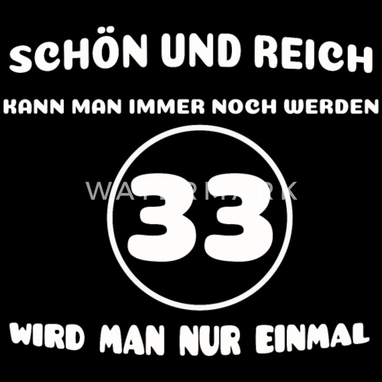 33 Geburtstag Lustiger Spruch Manner Premium Tanktop Spreadshirt